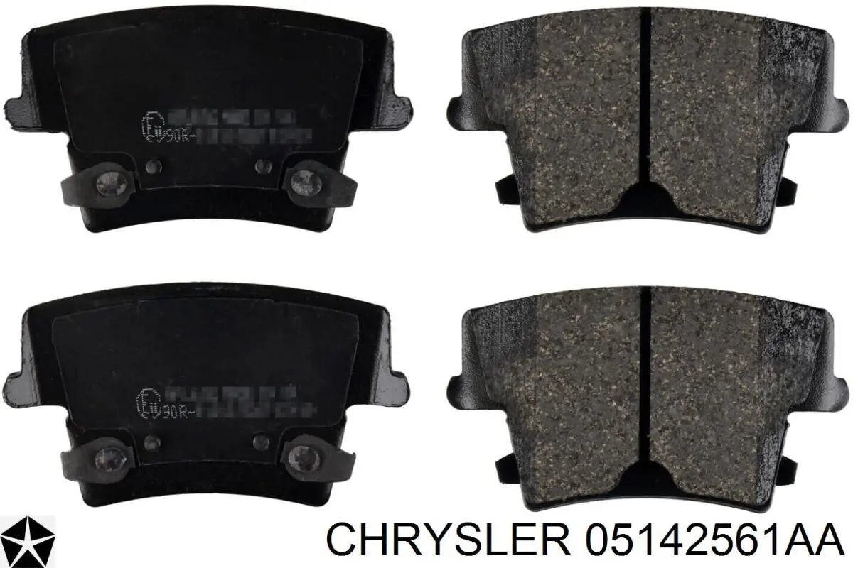 05142561AA Chrysler задние тормозные колодки