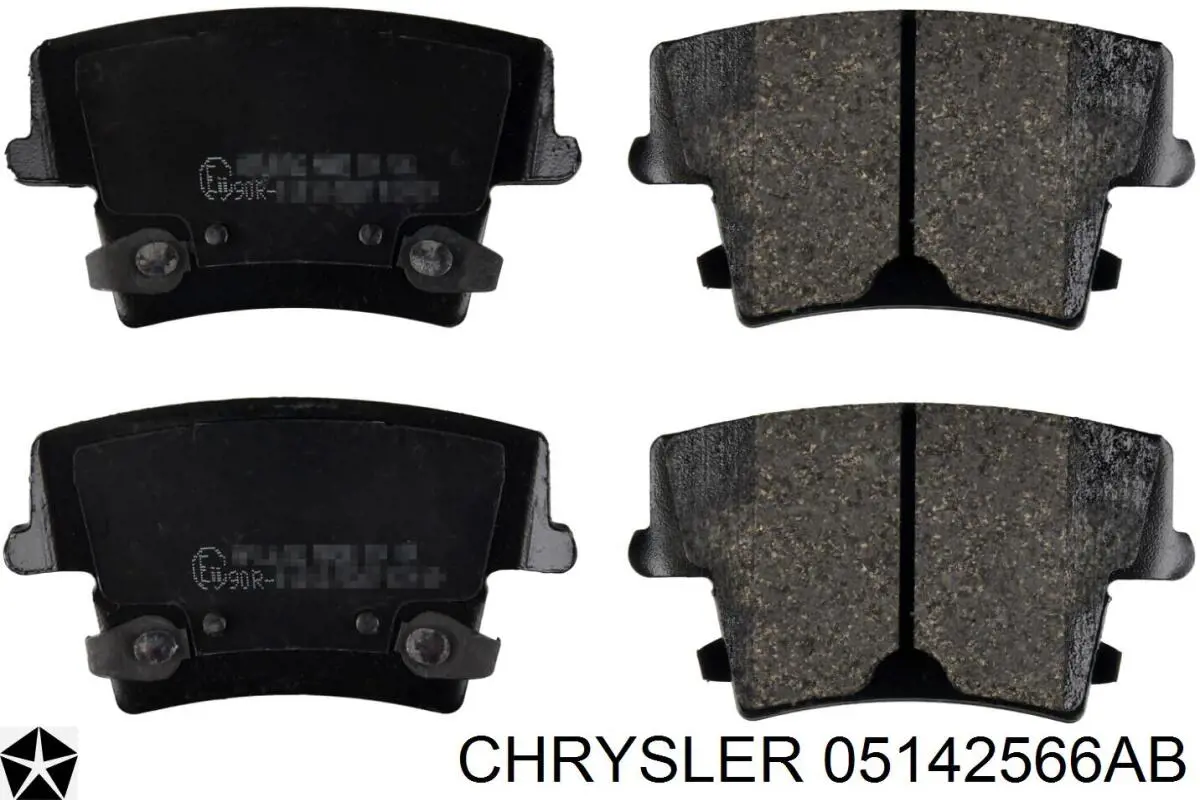 05142566AB Chrysler колодки тормозные задние дисковые