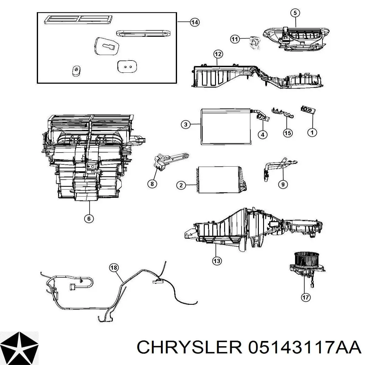 5143117AA Chrysler 