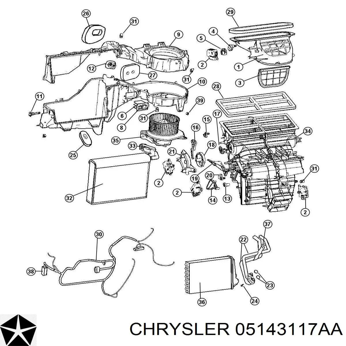  Chrysler 5143117AA цена, от 72.94 USD