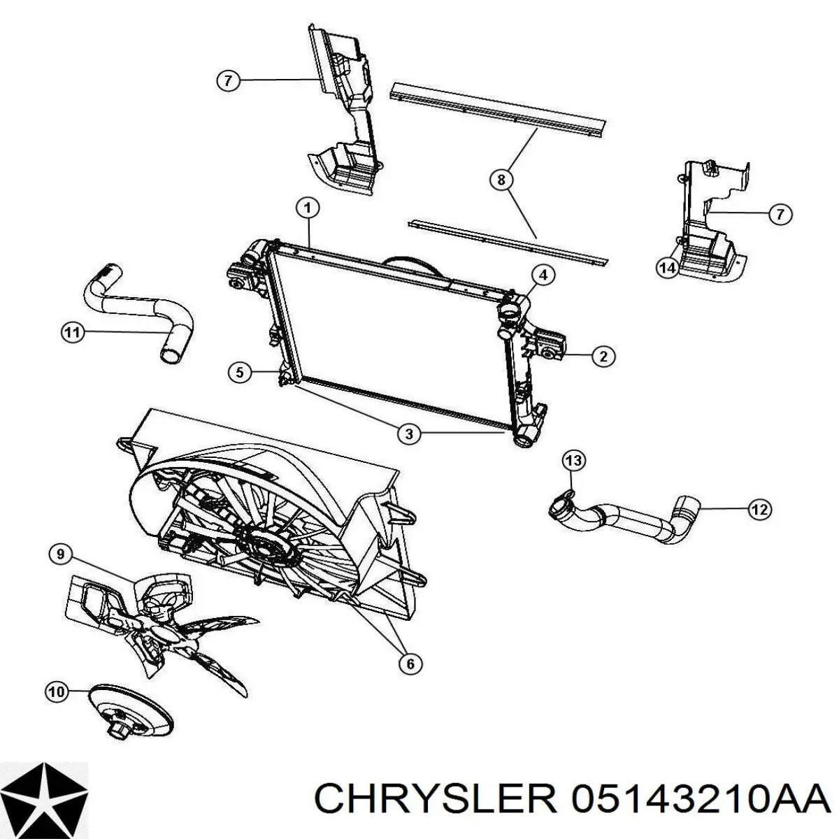  5143210AA Chrysler