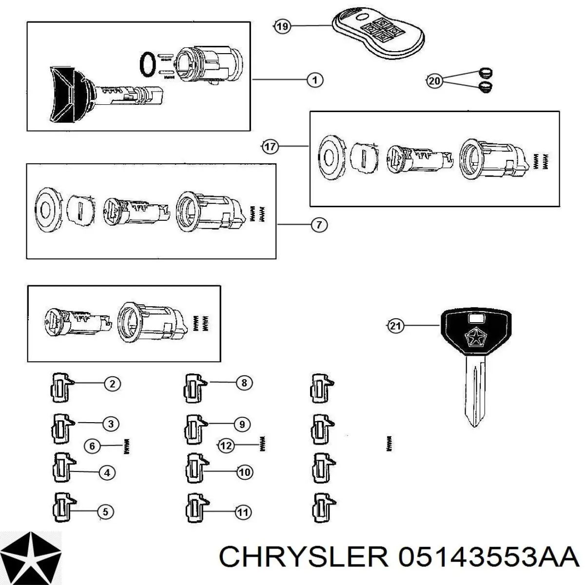  5143553AA Chrysler