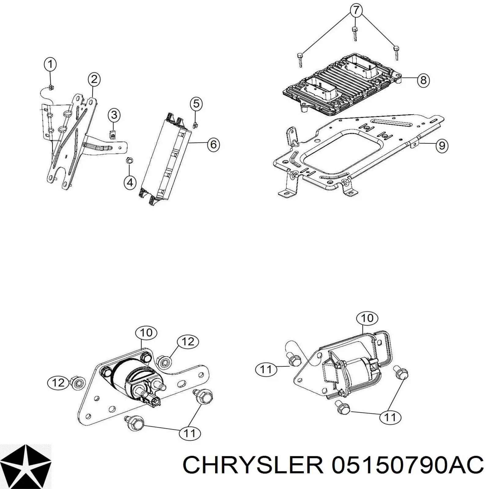 Купить 05150790AC Chrysler 