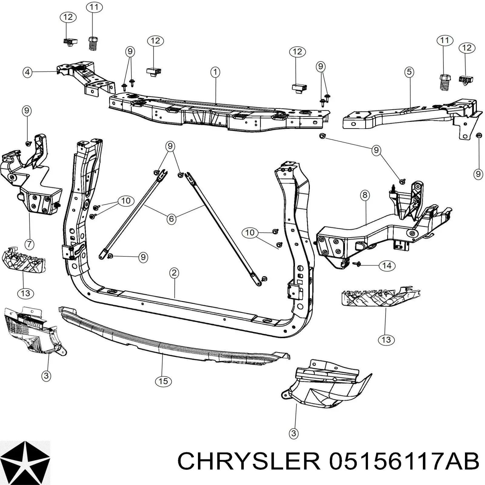  K05156117AA Fiat/Alfa/Lancia