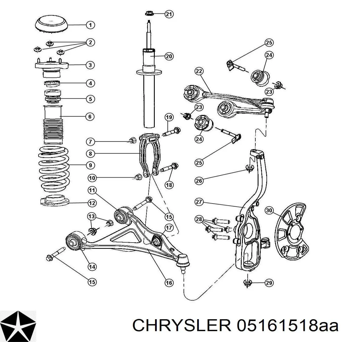  05161518AA Chrysler