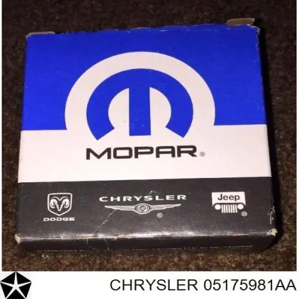 Вкладыши коленвала коренные, комплект, стандарт (STD) на Chrysler Voyager II GS 