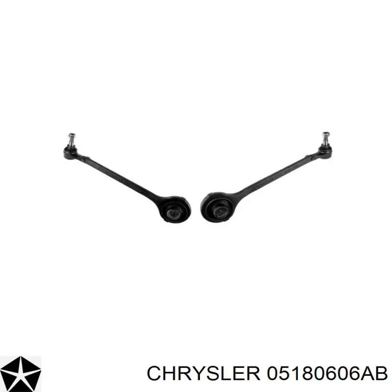 Правый рычаг передней нижней подвески Chrysler 05180606AB цена, от 67.44 USD