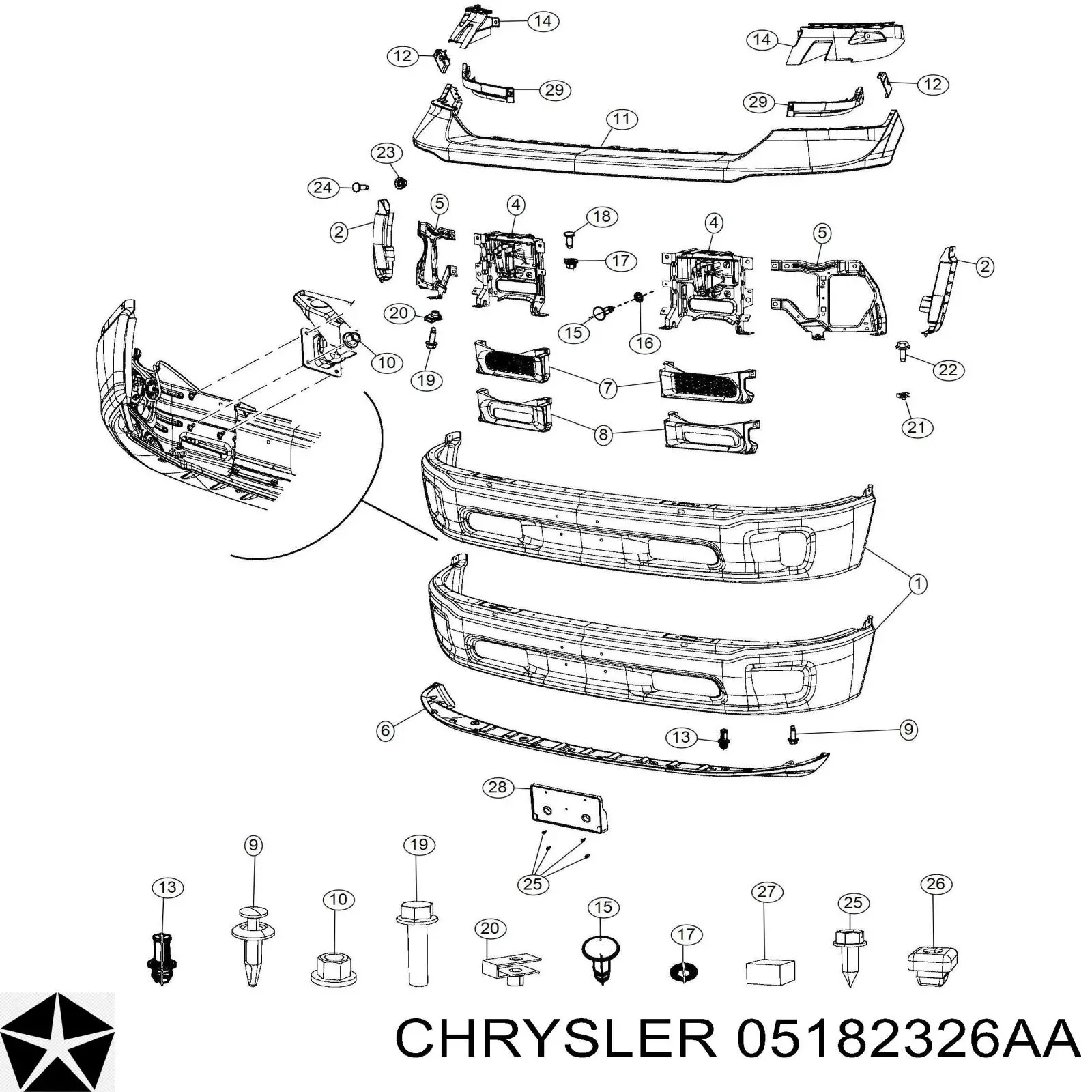 K05182326AA Fiat/Alfa/Lancia 