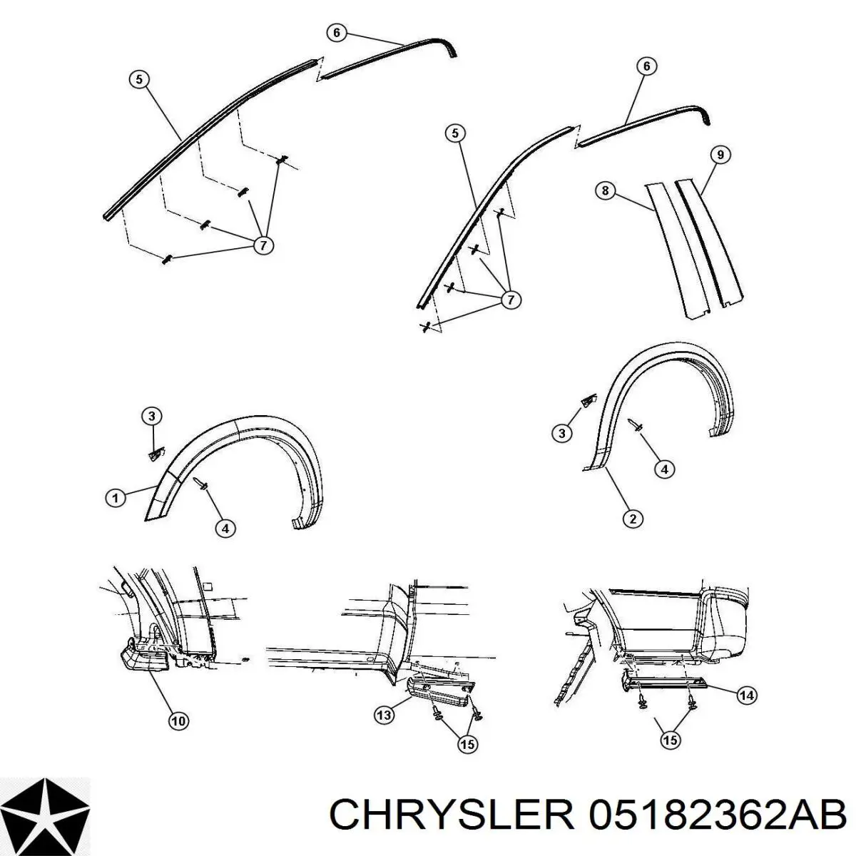  Chrysler 05182362AB цена, от 25.34 USD