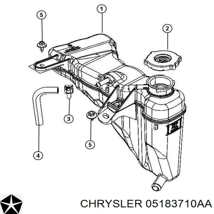 Крышка радиатора 05183710AA Chrysler