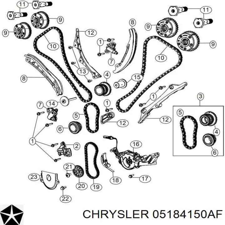 05184150AF Chrysler 