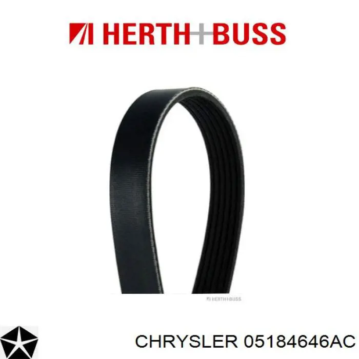 05184646AC Chrysler Поликлиновый ремень