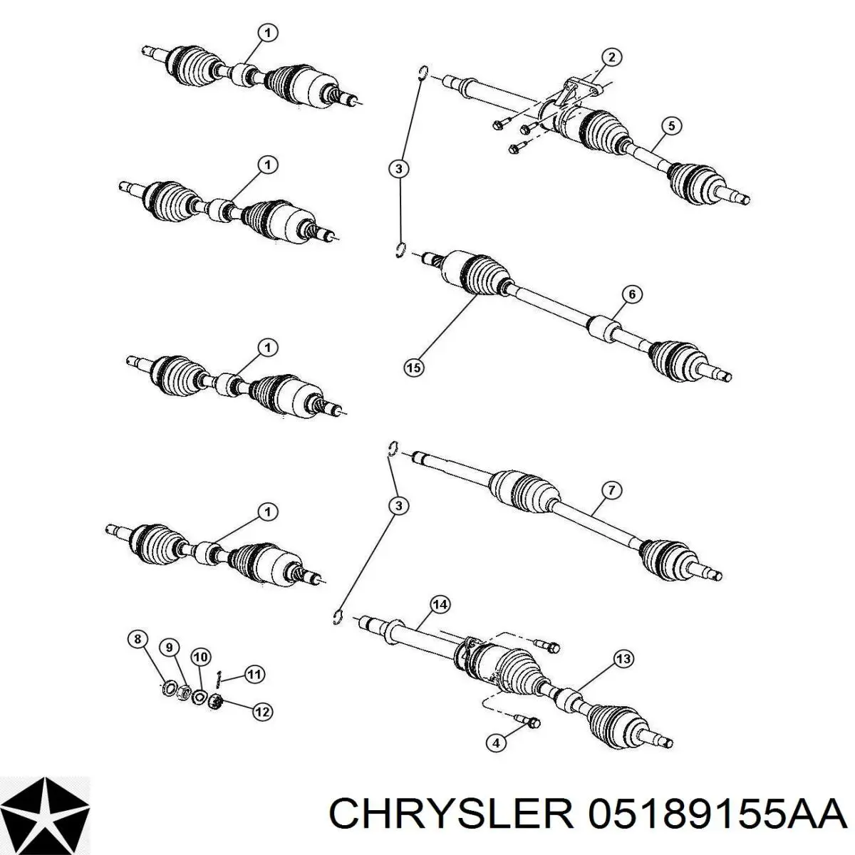  5189155AA Chrysler