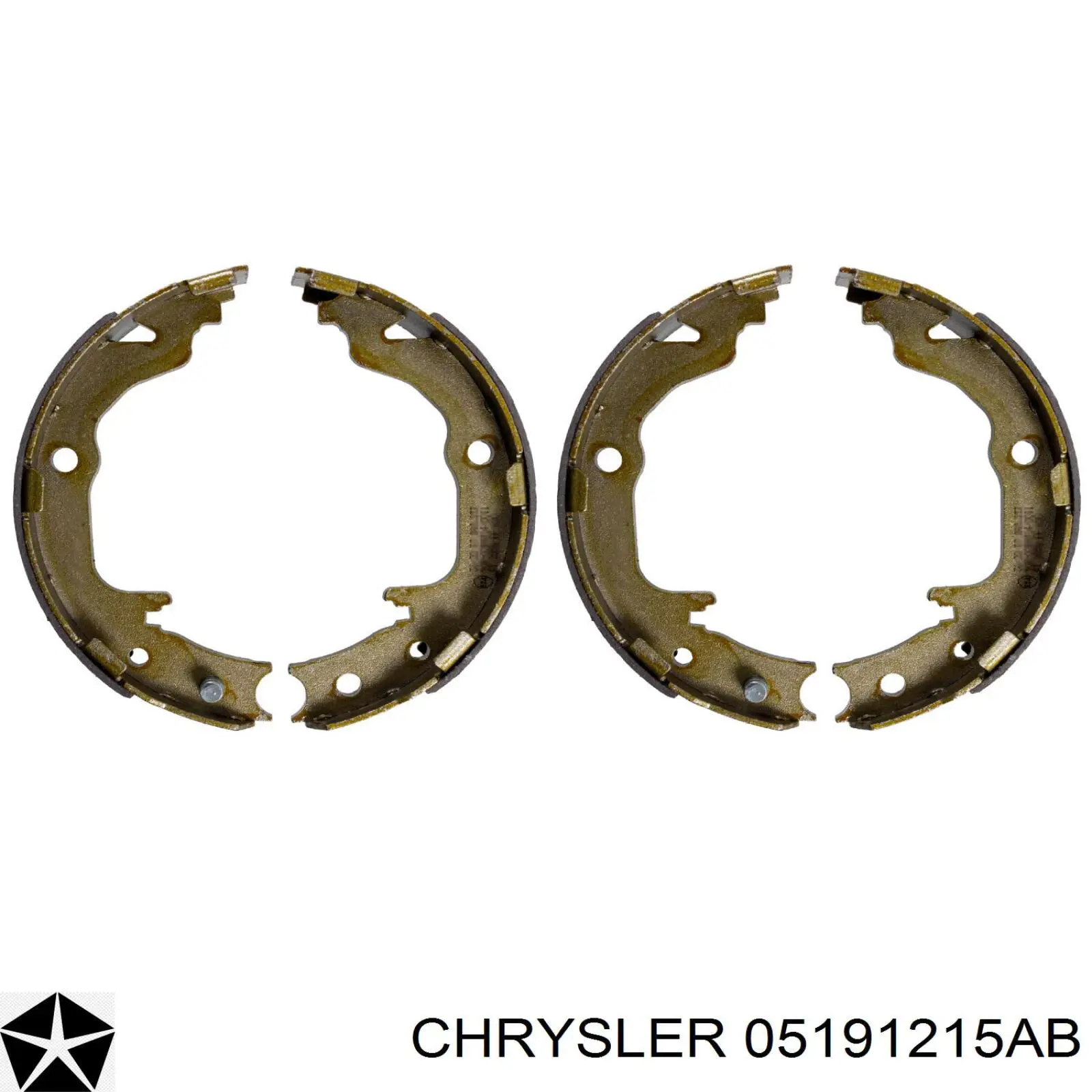 Тормозные колодки стояночного тормоза Chrysler 05191215AB цена, от 19.47 USD
