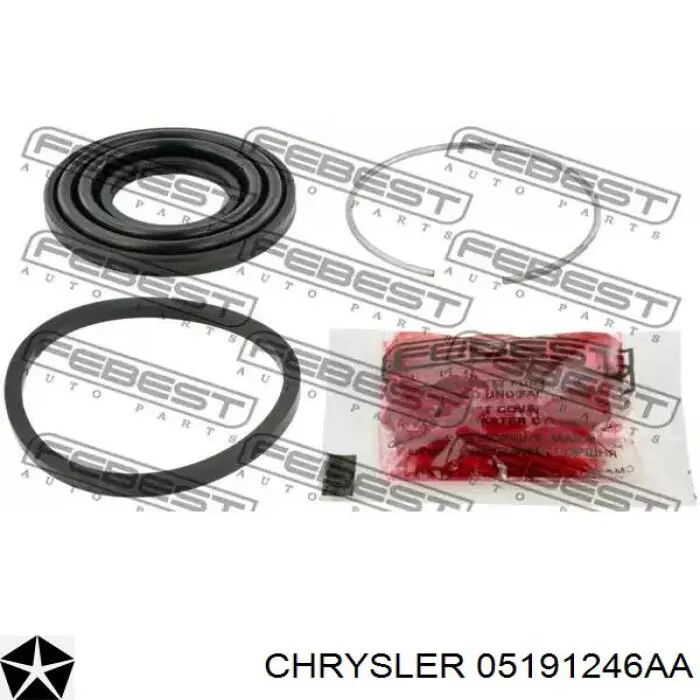 05191246AA Chrysler kit de reparação de suporte do freio traseiro