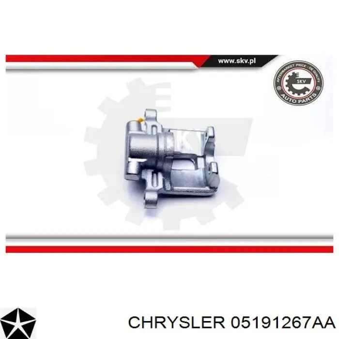 Задний левый суппорт Chrysler 05191267AA цена, от 32.10 USD