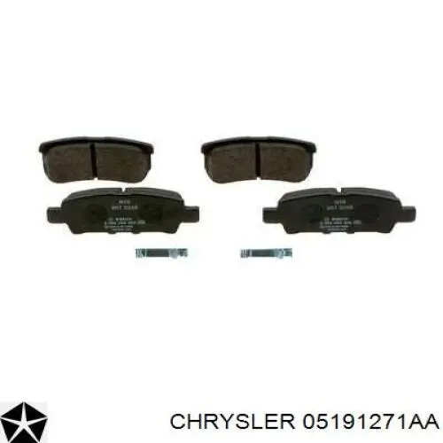 Колодки дисковые  Chrysler 05191271AA цена, от 20.14 USD