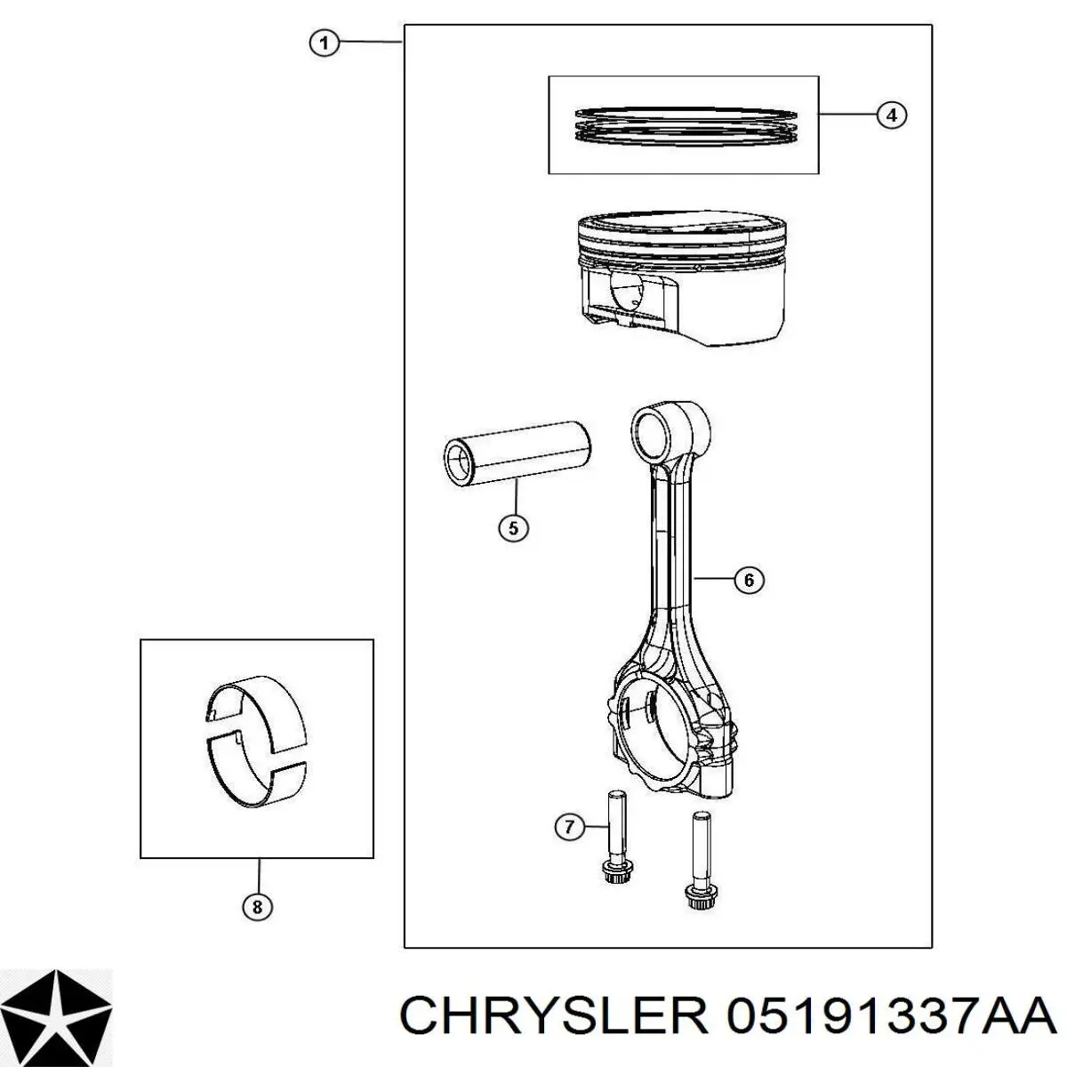  K05191338AA Fiat/Alfa/Lancia