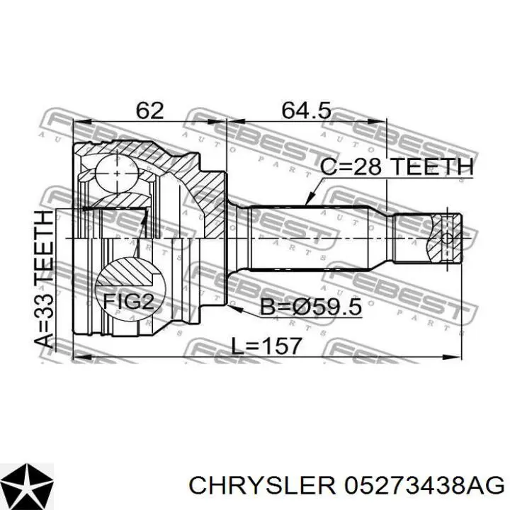  05273438AG Chrysler