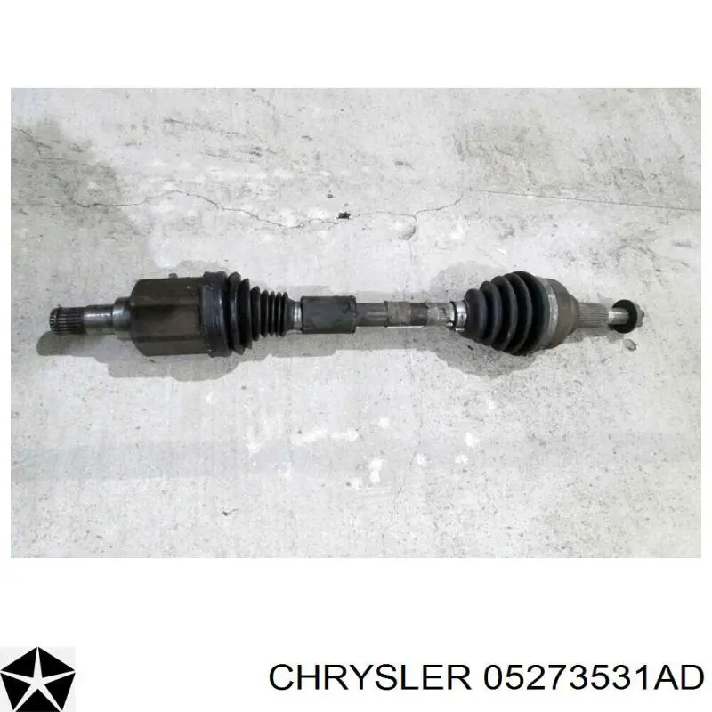 5273531AE Chrysler Полуось передняя левая