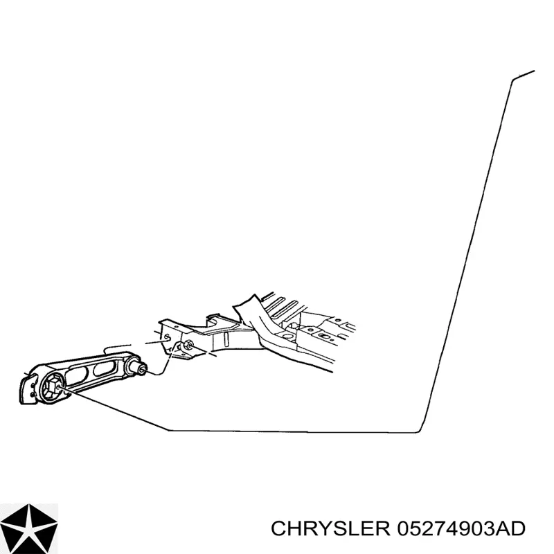 Передняя опора двигателя 05274903AD Chrysler