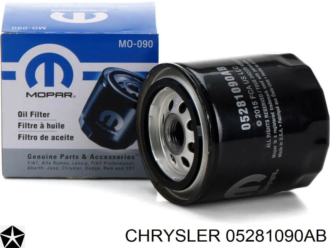 Filtro de aceite 05281090AB Chrysler