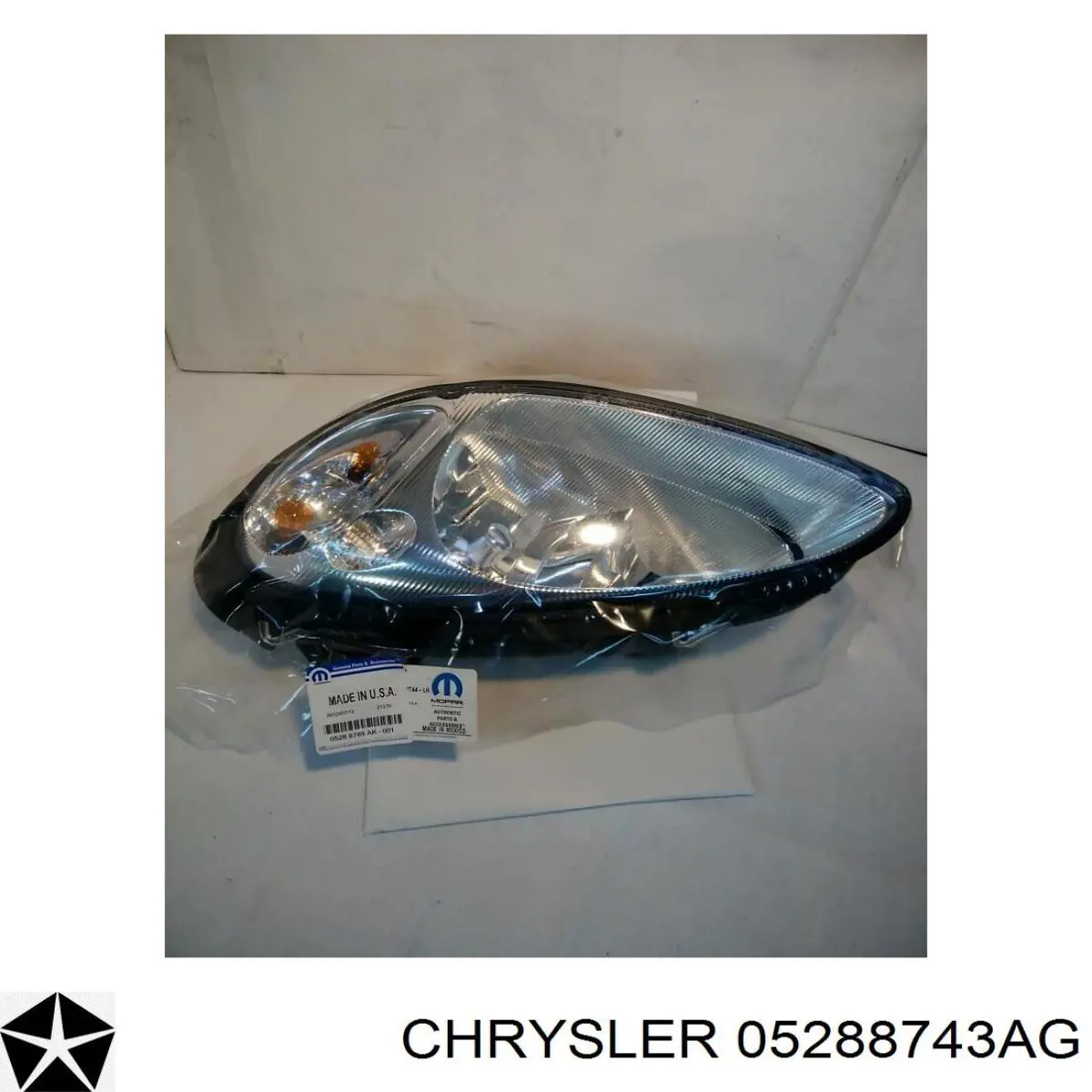 05288743AG Chrysler lanterna traseira esquerda