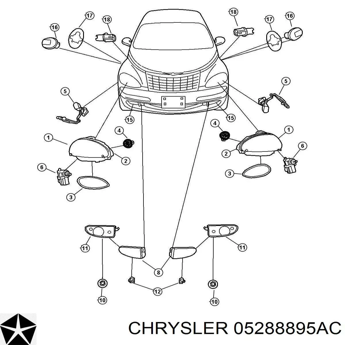  K05288895AB Fiat/Alfa/Lancia