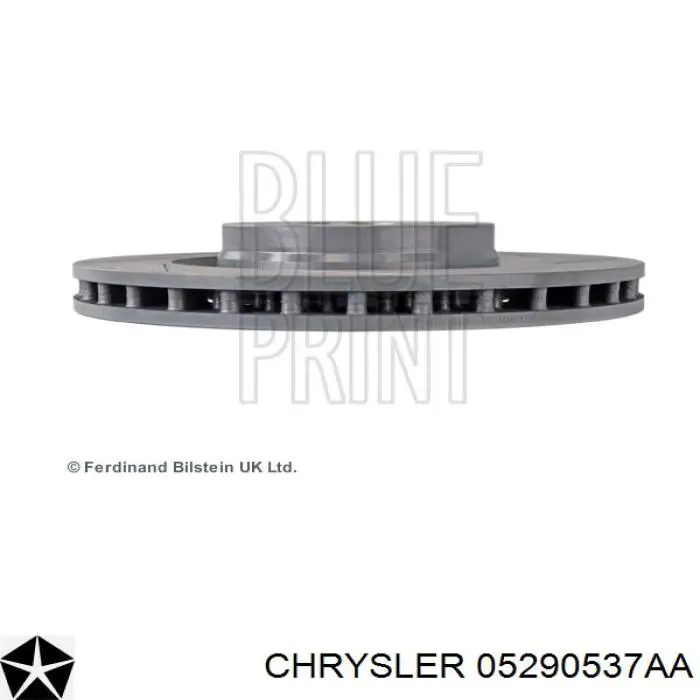 Передние тормозные диски 05290537AA Chrysler