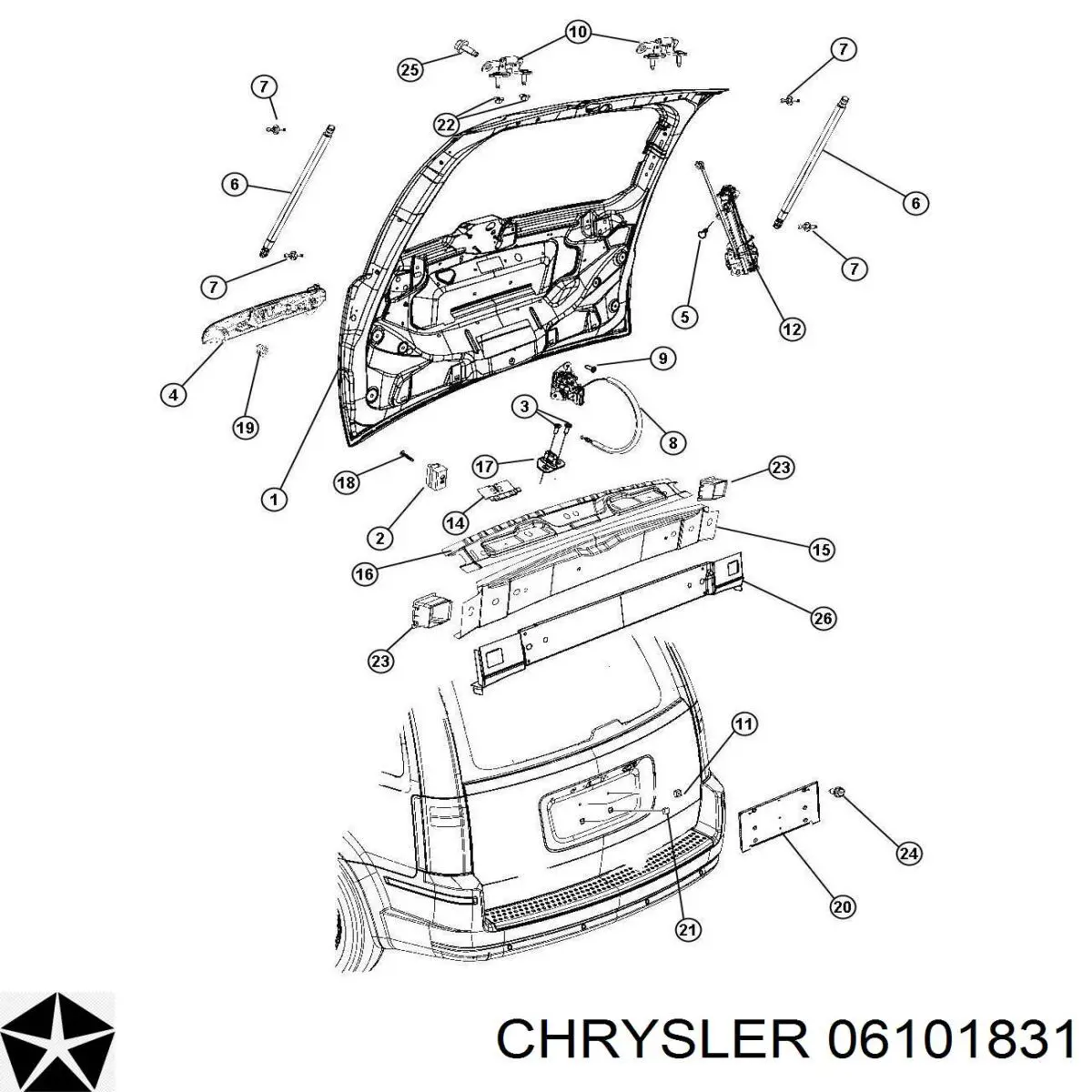Купить 6101831 Chrysler 