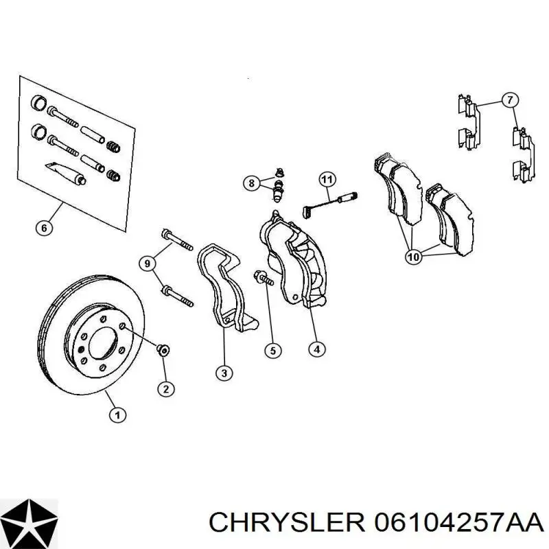  K06104257AA Fiat/Alfa/Lancia