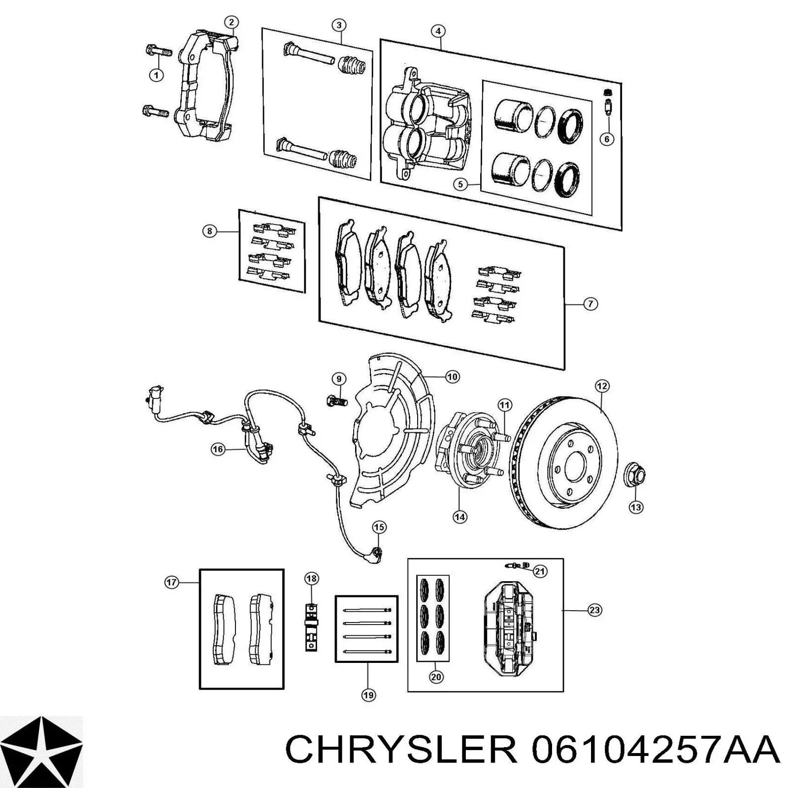  6104257AA Chrysler
