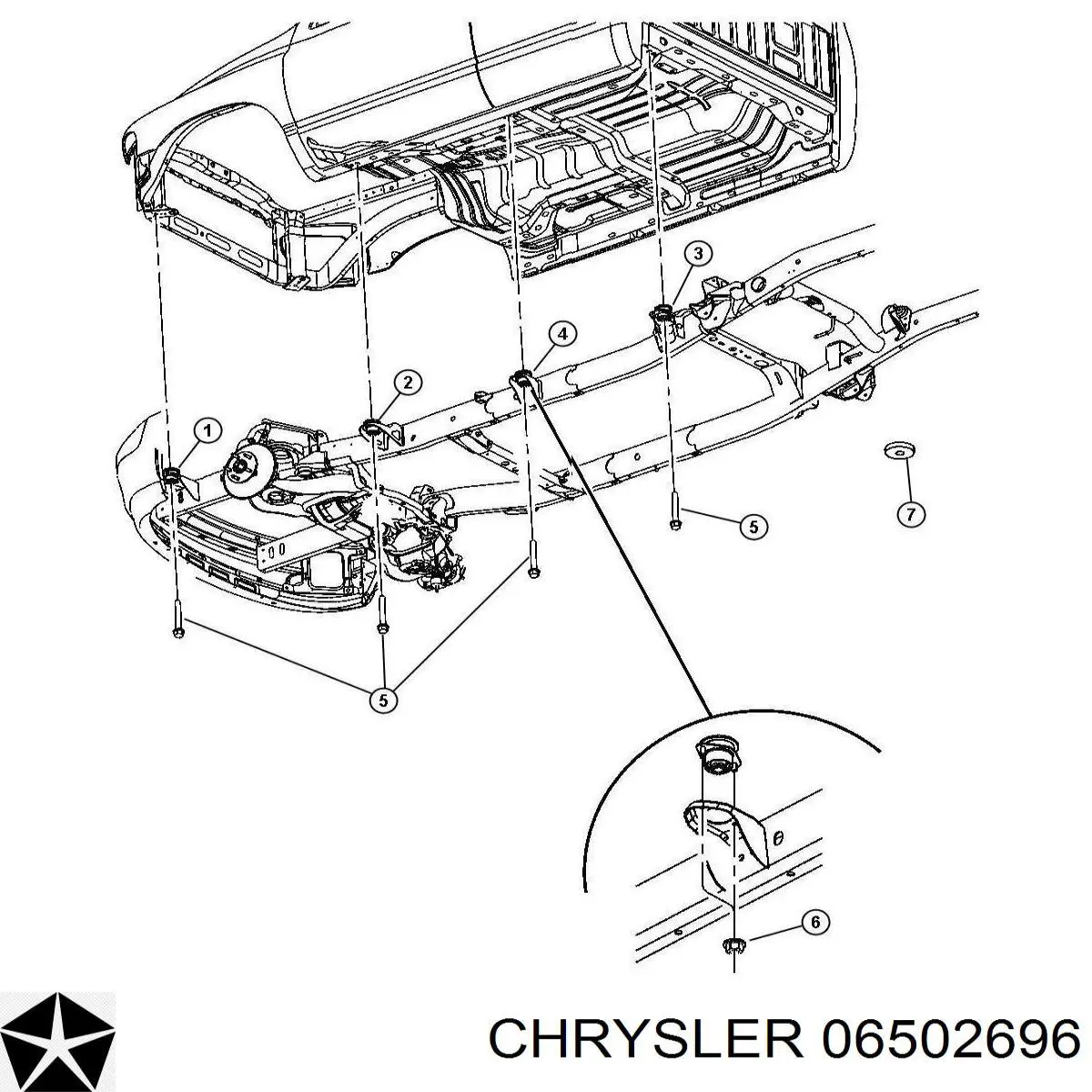 Вакуумник Chrysler 6502696 цена, от 7.07 USD