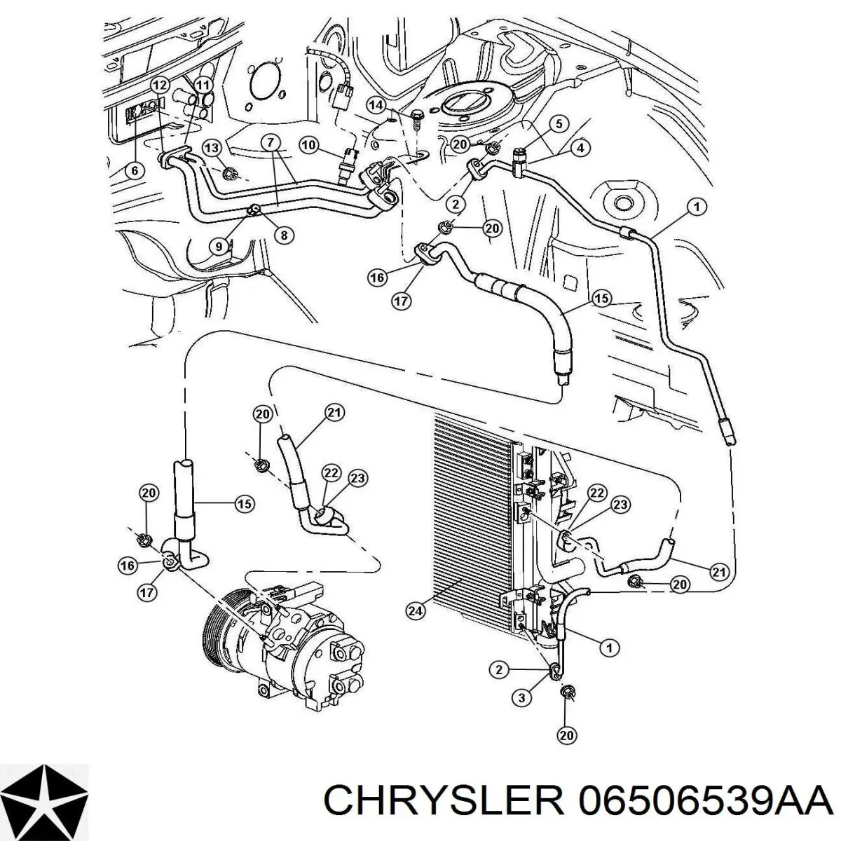 6506539AA Chrysler 