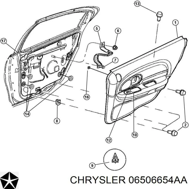 06506654AA Chrysler 