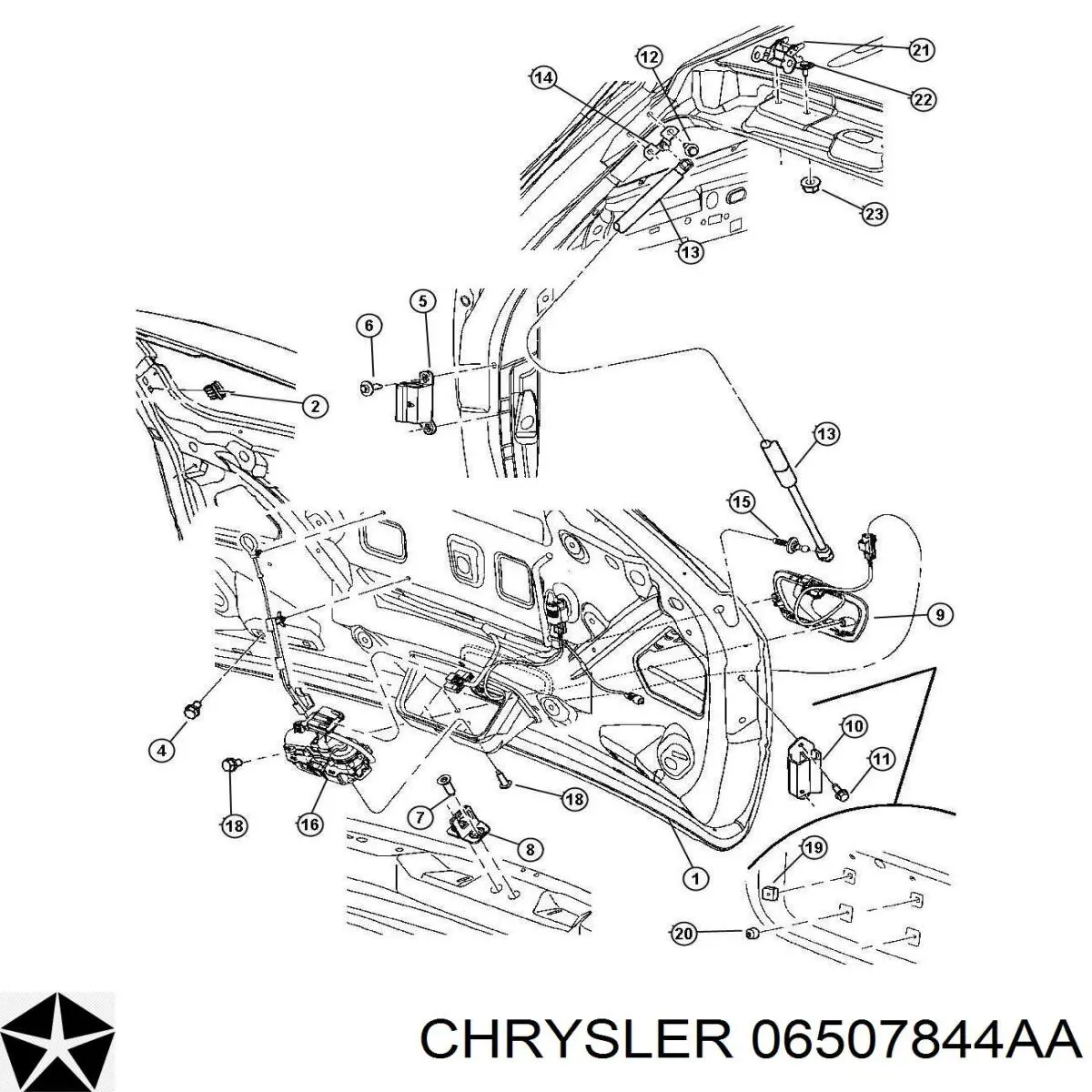  Chrysler 6507844AA
