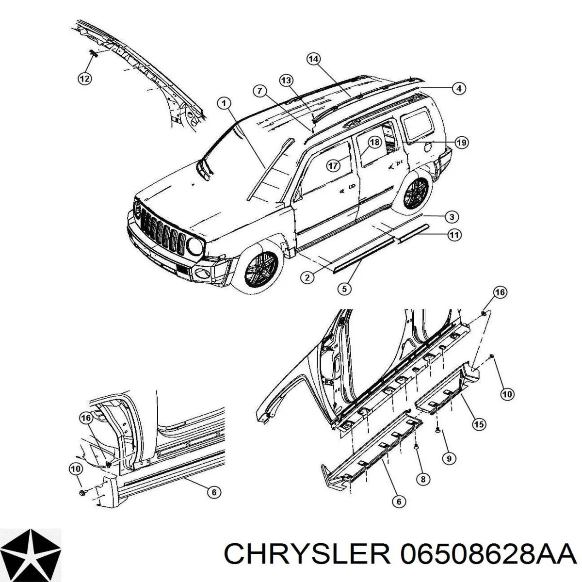 K06508628AA Fiat/Alfa/Lancia 