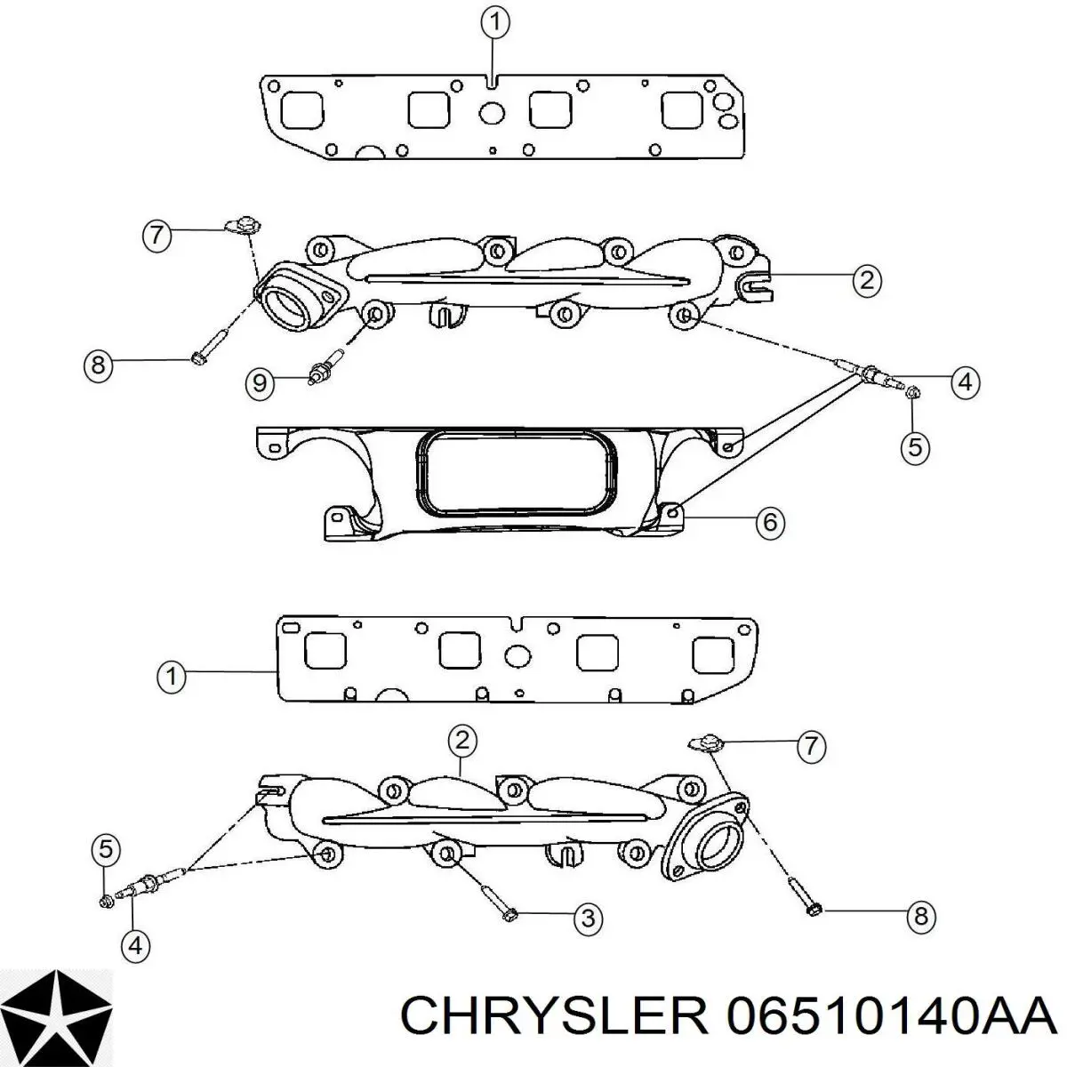  06510140AA Chrysler