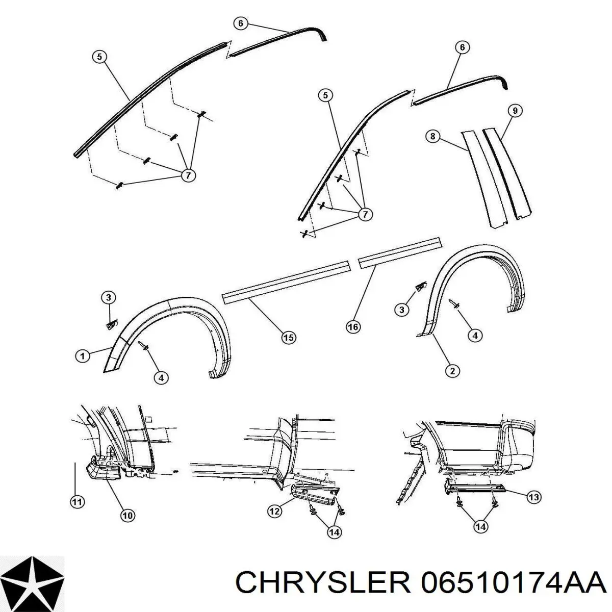 Купить 6510174AA Chrysler 