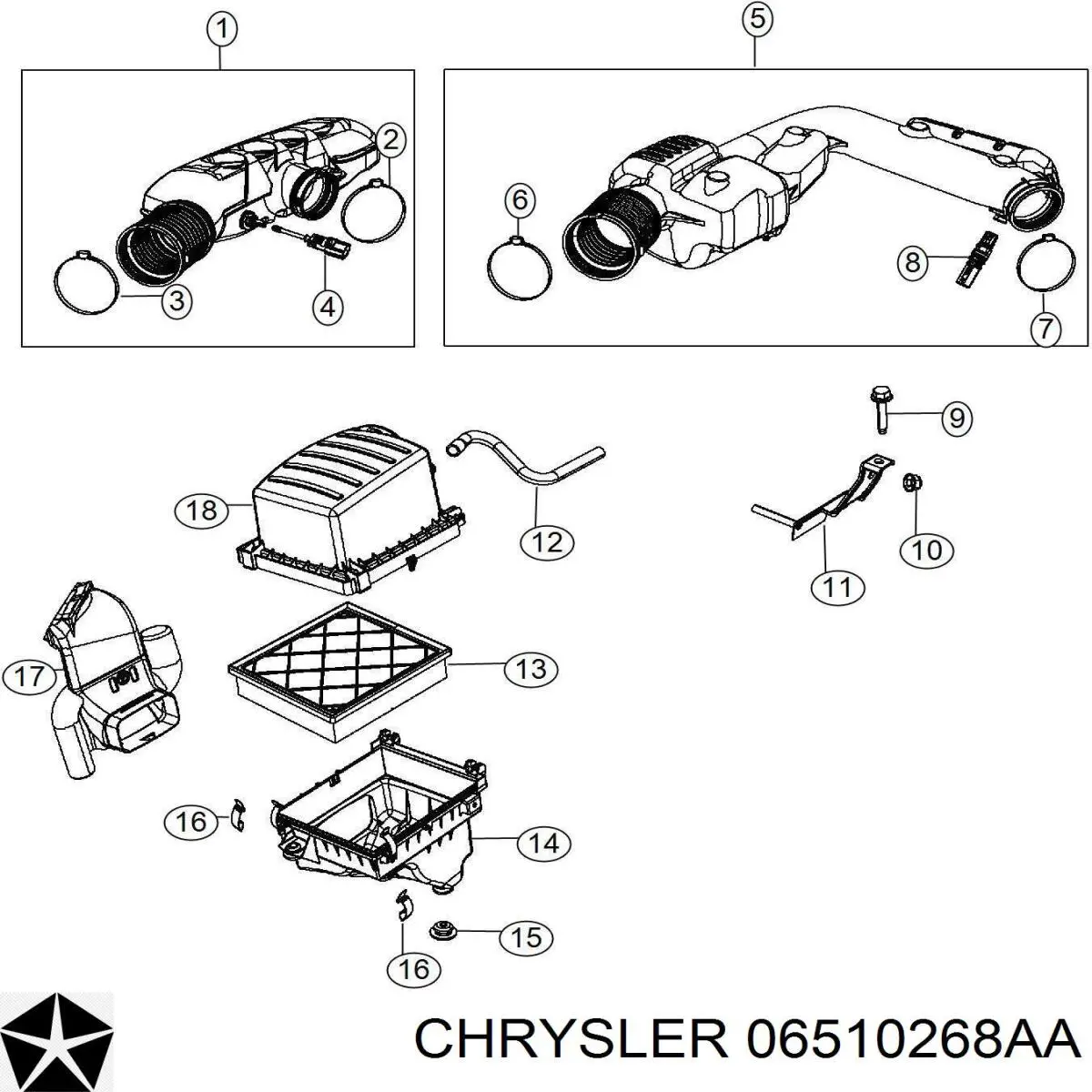 06510268AA Chrysler 