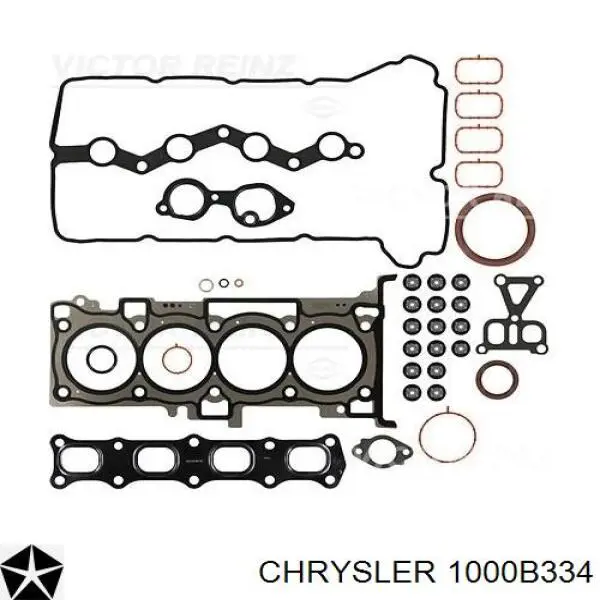 1000B333 Chrysler комплект прокладок двигателя полный