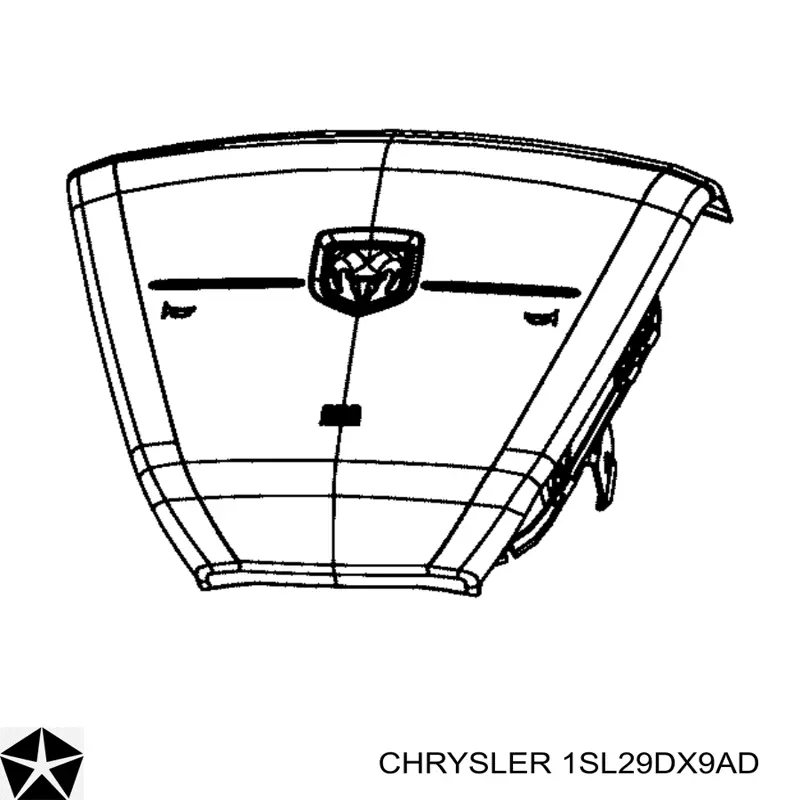 Купить 1SL29DX9AD Chrysler Подушка AIRBAG водительская