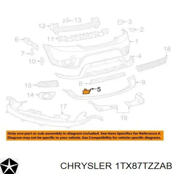 Заглушка буксировочного крюка в передний бампер FPS FP2407921 цена, от 4.23 USD