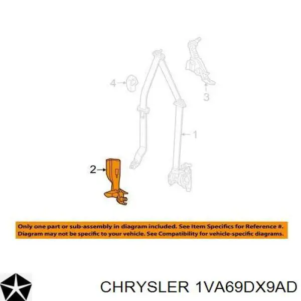  Chrysler 1VA69DX9AC цена, от 10.44 USD