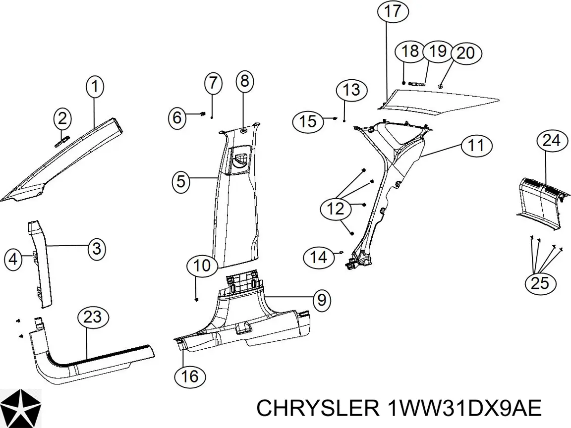  Chrysler 1WW31DX9AE цена, от 6.33 USD