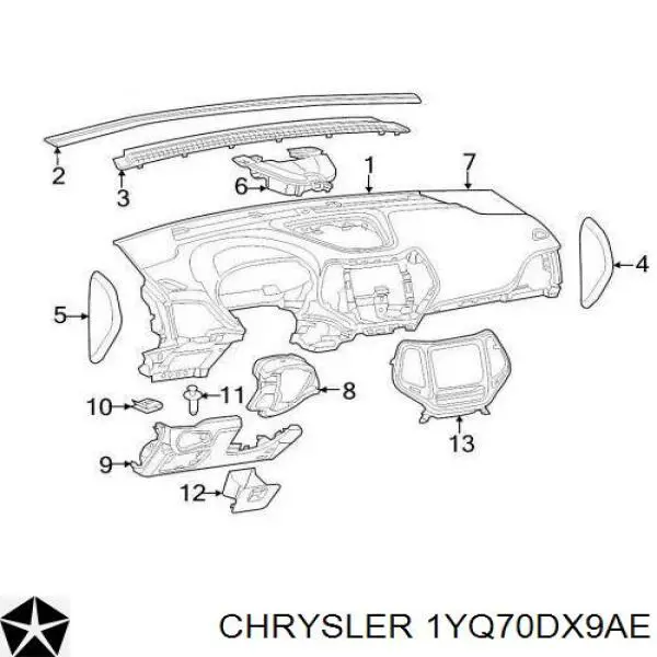1YQ70DX9AF Chrysler 