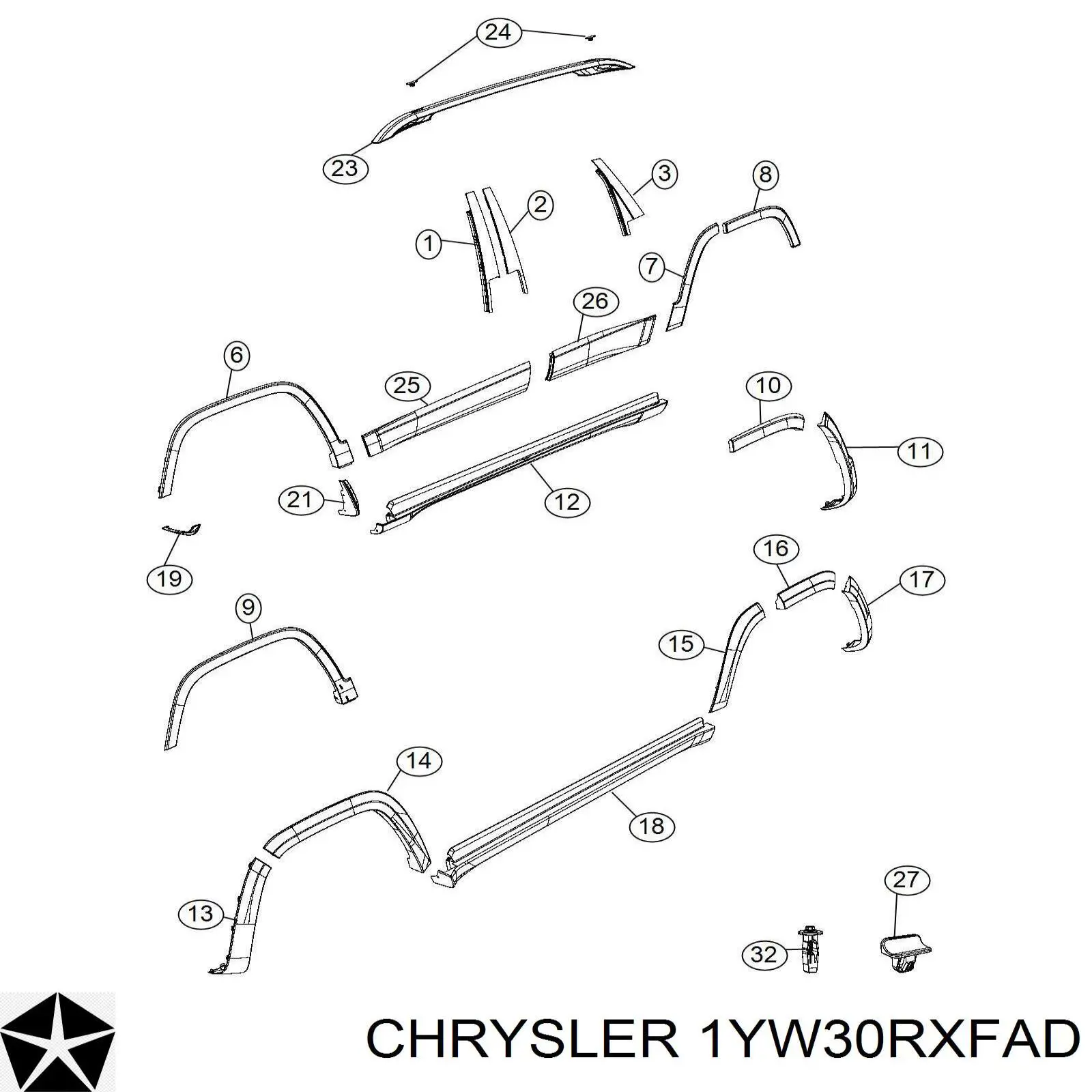 Купить K68210312AB Fiat/Alfa/Lancia 