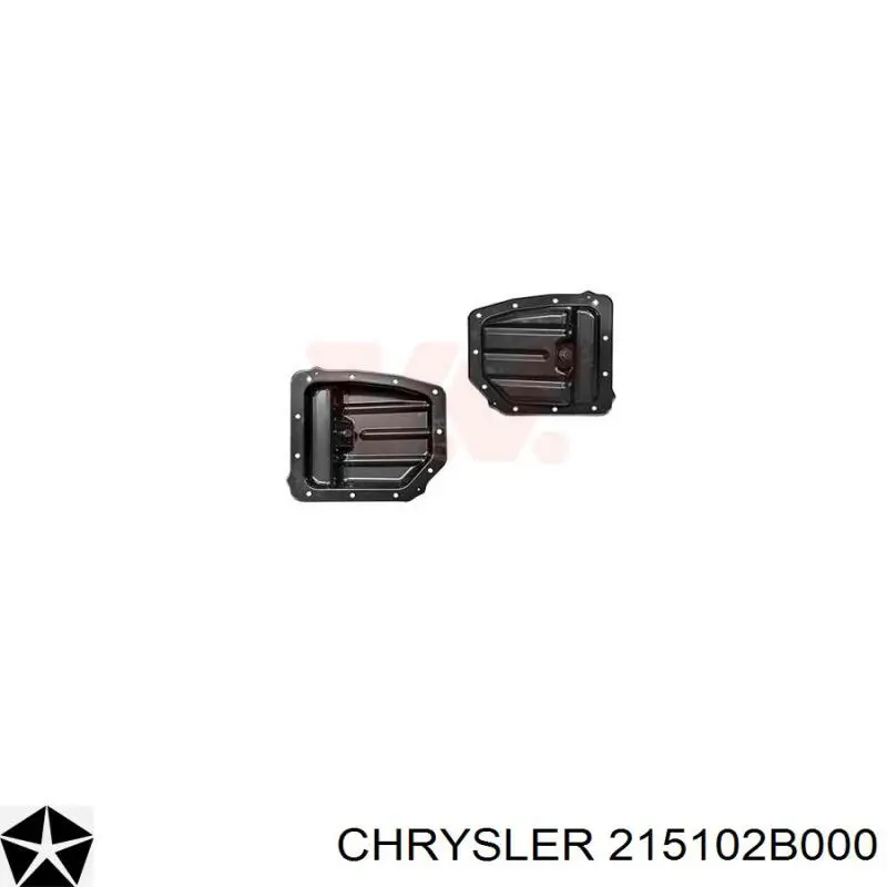 215102B000 Chrysler поддон масляный картера двигателя