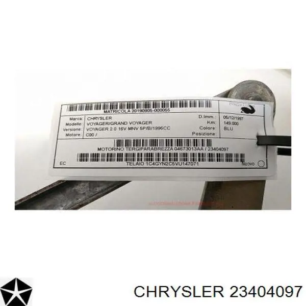 23404097 Chrysler