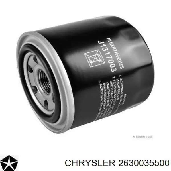 2630035500 Chrysler масляный фильтр